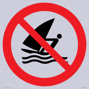 Prohibition: No windsurfing